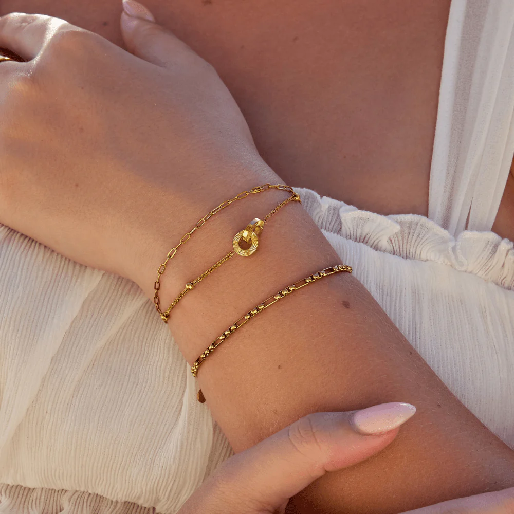Layered Eternity Loop Bracelet - Image 5